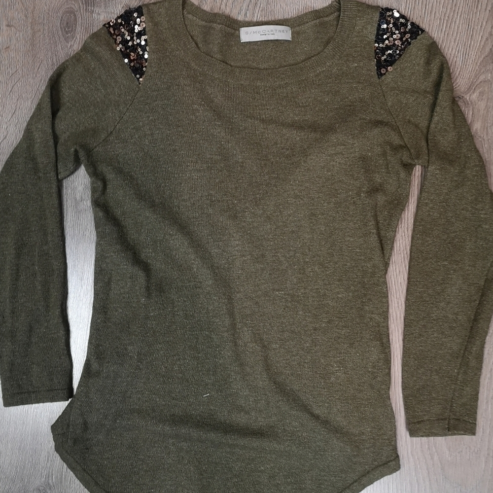 Vintage Stella McCartney sequins knit pullover Sweater *HOSTPICK*